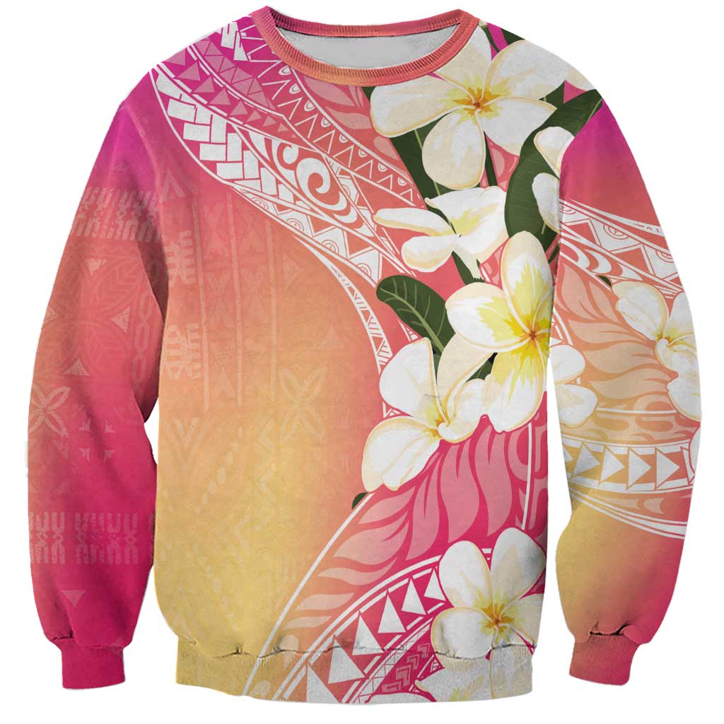 Aloha Hawaii Festive Sweatshirt Frangipani Lace Classic - Spring Vibes LT7 Unisex Colorful - Polynesian Pride