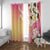 Aloha Hawaii Festive Window Curtain Frangipani Lace Classic - Spring Vibes