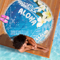 Aloha Hawaii Festive Beach Blanket Frangipani Lace Classic - Oceanic LT7 - Polynesian Pride