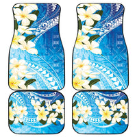Aloha Hawaii Festive Car Mats Frangipani Lace Classic - Oceanic LT7 - Polynesian Pride