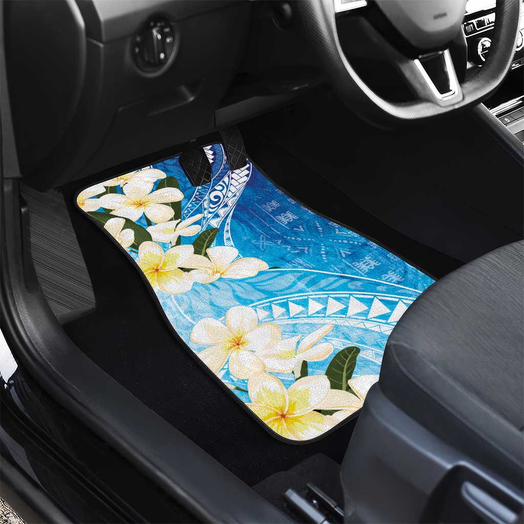 Aloha Hawaii Festive Car Mats Frangipani Lace Classic - Oceanic LT7 - Polynesian Pride