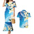 Aloha Hawaii Festive Couples Matching Mermaid Dress and Hawaiian Shirt Frangipani Lace Classic - Oceanic