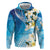 Aloha Hawaii Festive Hoodie Frangipani Lace Classic - Oceanic