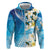 Aloha Hawaii Festive Hoodie Frangipani Lace Classic - Oceanic