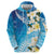 Aloha Hawaii Festive Hoodie Frangipani Lace Classic - Oceanic