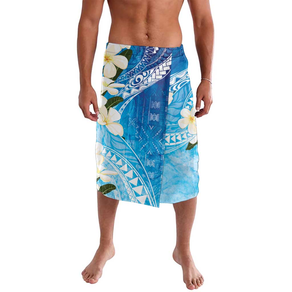 Aloha Hawaii Festive Lavalava Frangipani Lace Classic - Oceanic LT7 Navy - Polynesian Pride