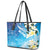 Aloha Hawaii Festive Leather Tote Bag Frangipani Lace Classic - Oceanic