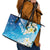 Aloha Hawaii Festive Leather Tote Bag Frangipani Lace Classic - Oceanic