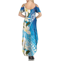 Aloha Hawaii Festive Summer Maxi Dress Frangipani Lace Classic - Oceanic LT7 - Polynesian Pride