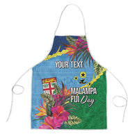 Personalized Malampa Fiji Day Together We Grow Apron Special Tapa Mix LT7 Colorful - Polynesian Pride
