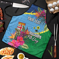 Personalized Malampa Fiji Day Together We Grow Apron Special Tapa Mix LT7 Colorful - Polynesian Pride