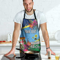 Personalized Malampa Fiji Day Together We Grow Apron Special Tapa Mix LT7 - Polynesian Pride