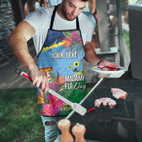 Personalized Malampa Fiji Day Together We Grow Apron Special Tapa Mix LT7 - Polynesian Pride
