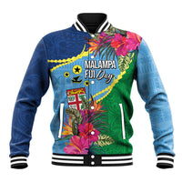 Personalized Malampa Fiji Day Together We Grow Baseball Jacket Special Tapa Mix LT7 Unisex Colorful - Polynesian Pride