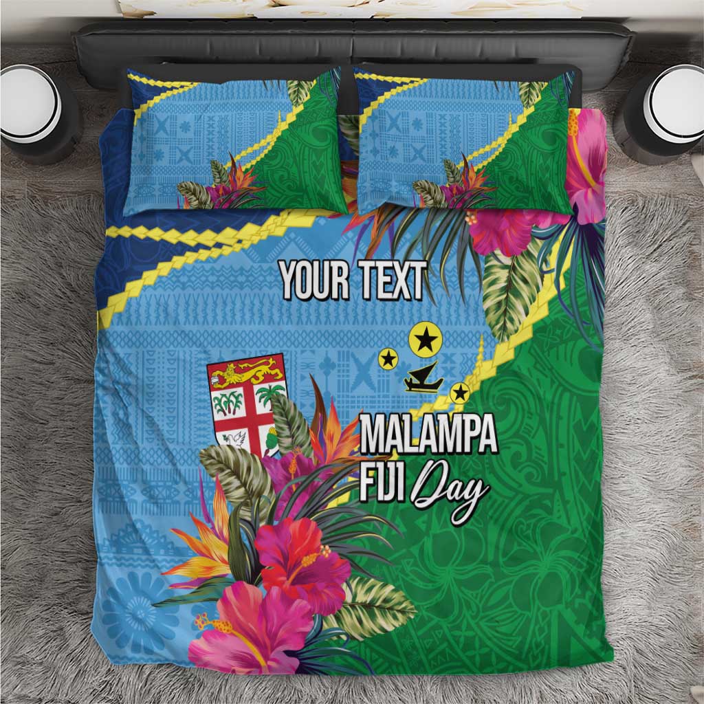 Personalized Malampa Fiji Day Together We Grow Bedding Set Special Tapa Mix LT7 Colorful - Polynesian Pride