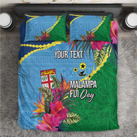 Personalized Malampa Fiji Day Together We Grow Bedding Set Special Tapa Mix LT7 Colorful - Polynesian Pride