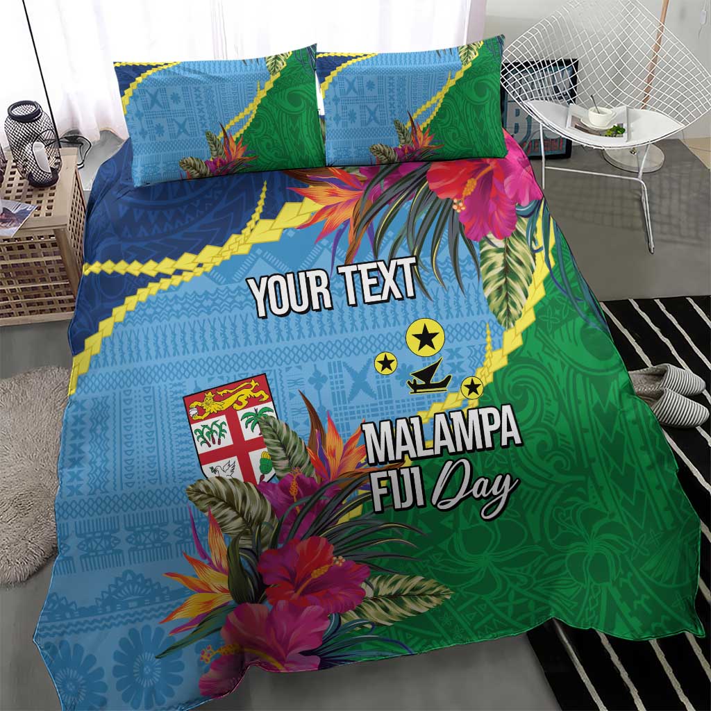 Personalized Malampa Fiji Day Together We Grow Bedding Set Special Tapa Mix LT7 - Polynesian Pride