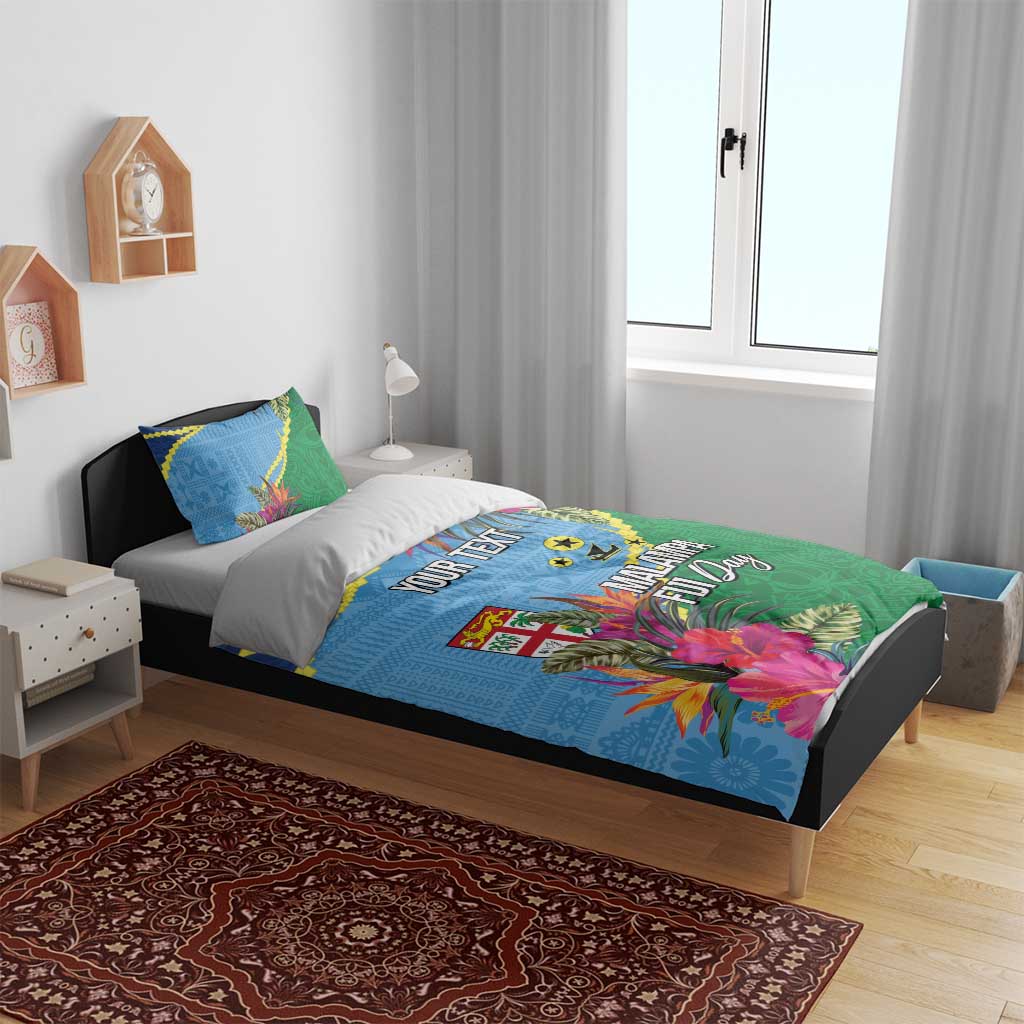 Personalized Malampa Fiji Day Together We Grow Bedding Set Special Tapa Mix LT7 - Polynesian Pride