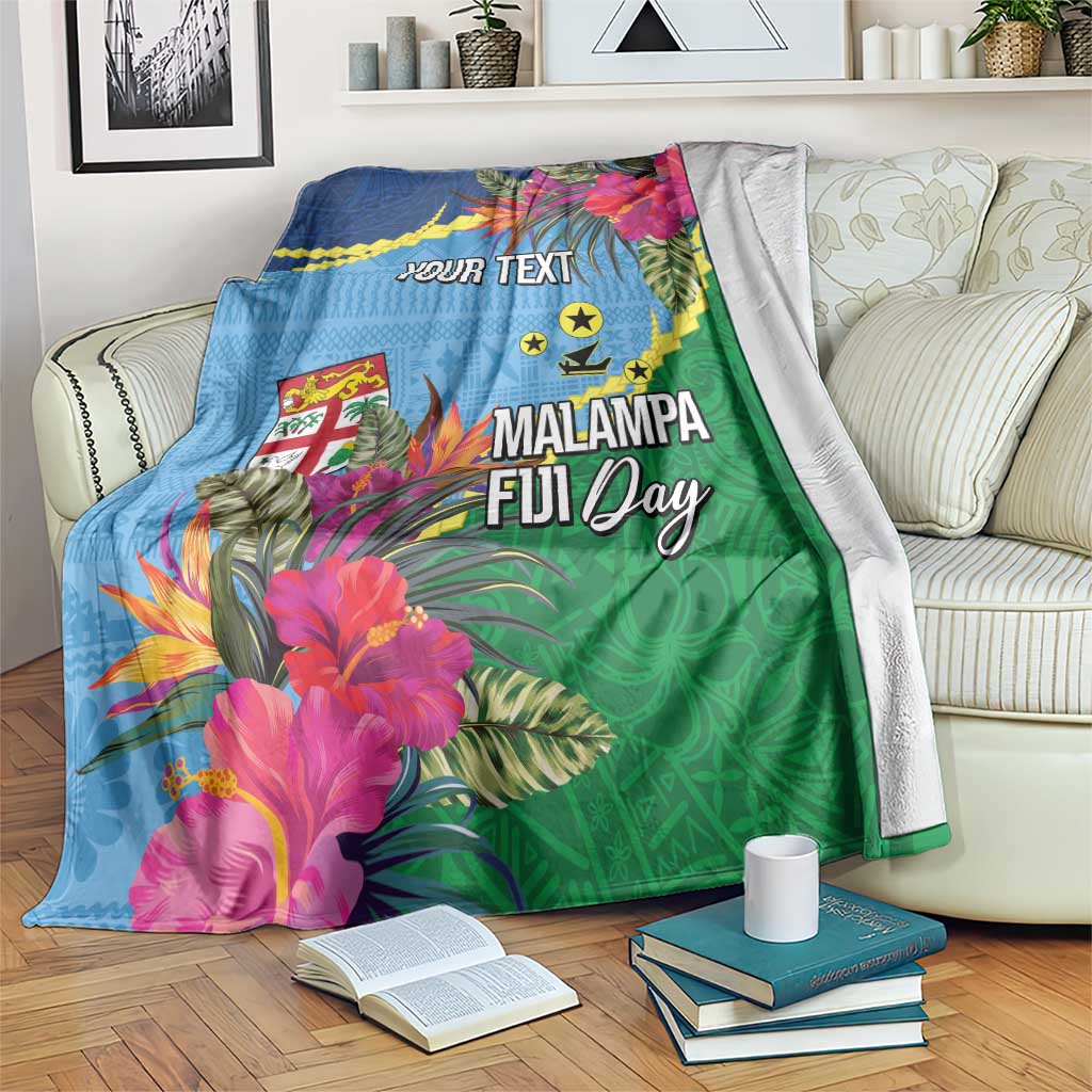 Personalized Malampa Fiji Day Together We Grow Blanket Special Tapa Mix LT7 Colorful - Polynesian Pride