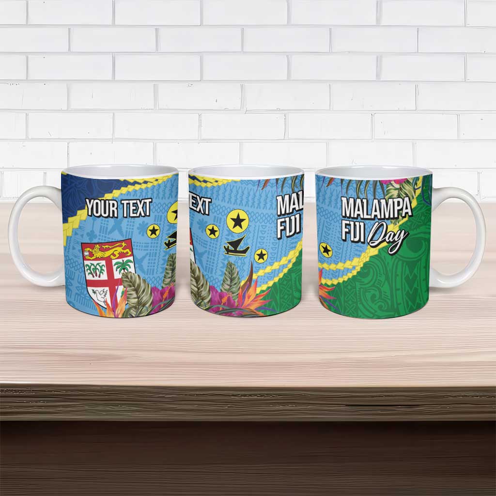 Personalized Malampa Fiji Day Together We Grow Ceramic Mug Special Tapa Mix LT7 - Polynesian Pride