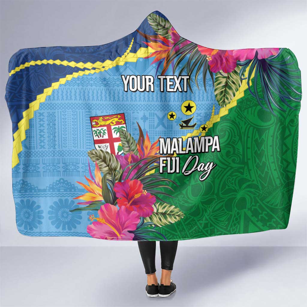 Personalized Malampa Fiji Day Together We Grow Hooded Blanket Special Tapa Mix LT7 One Size Colorful - Polynesian Pride
