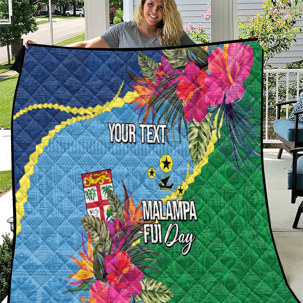 Personalized Malampa Fiji Day Together We Grow Quilt Special Tapa Mix LT7 Colorful - Polynesian Pride