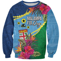Personalized Malampa Fiji Day Together We Grow Sweatshirt Special Tapa Mix LT7 Unisex Colorful - Polynesian Pride