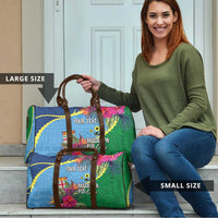 Personalized Malampa Fiji Day Together We Grow Travel Bag Special Tapa Mix LT7 - Polynesian Pride