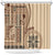 Samoa Siapo Motif Shower Curtain Classic Style LT7 Beige - Polynesian Pride