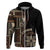 Samoa Siapo Motif Hoodie Classic Style - Black Ver LT7 - Polynesian Pride