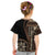 Samoa Siapo Motif Kid T Shirt Classic Style - Black Ver LT7 - Polynesian Pride