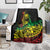 Personalised Reggae Jawaiian Festive Blanket Mix Polynesian