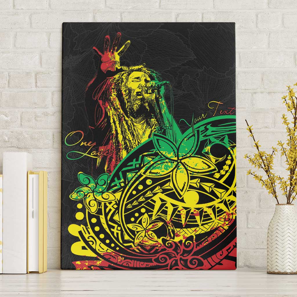 Personalised Reggae Jawaiian Festive Canvas Wall Art Mix Polynesian