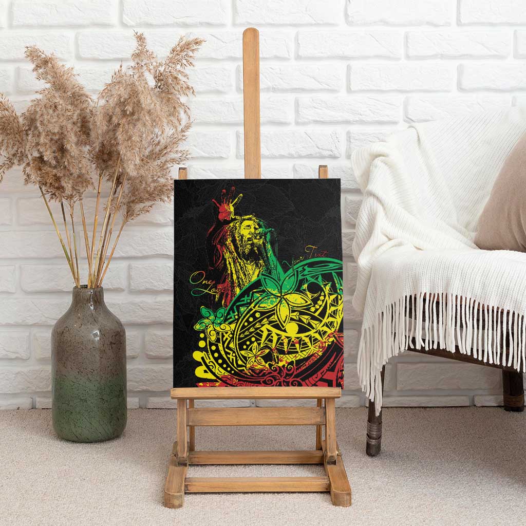 Personalised Reggae Jawaiian Festive Canvas Wall Art Mix Polynesian LT7 - Polynesian Pride