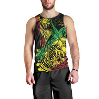 Personalised Reggae Jawaiian Festive Men Tank Top Mix Polynesian LT7 - Polynesian Pride