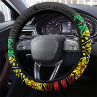 Reggae Jawaiian Festive Steering Wheel Cover Mix Polynesian LT7 - Polynesian Pride