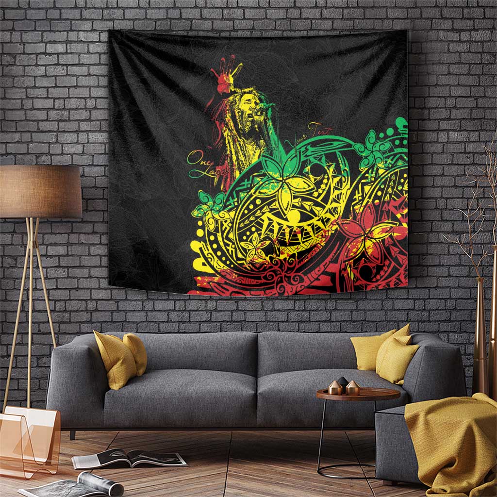 Personalised Reggae Jawaiian Festive Tapestry Mix Polynesian LT7 Reggae - Polynesian Pride