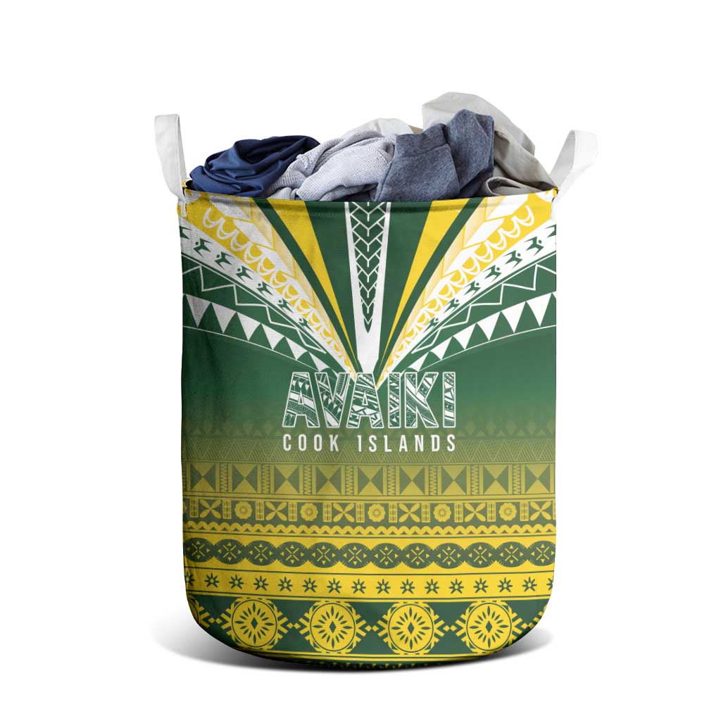 Cook Islands Rugby Laundry Basket Kuki Avaiki LT7 - Polynesian Pride