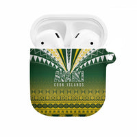 Cook Islands Rugby AirPods Case Kuki Avaiki LT7 Yellow Green - Polynesian Pride