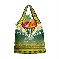 Cook Islands Rugby Grocery Bag Kuki Avaiki LT7 1-pack One Size Yellow Green - Polynesian Pride