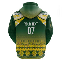 Cook Islands Rugby Custom Zip Hoodie Kuki Avaiki LT7 - Polynesian Pride