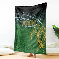 Cook Islands Rugby Kuki Avaiki Blanket Tribal Turtle LT7 - Polynesian Pride