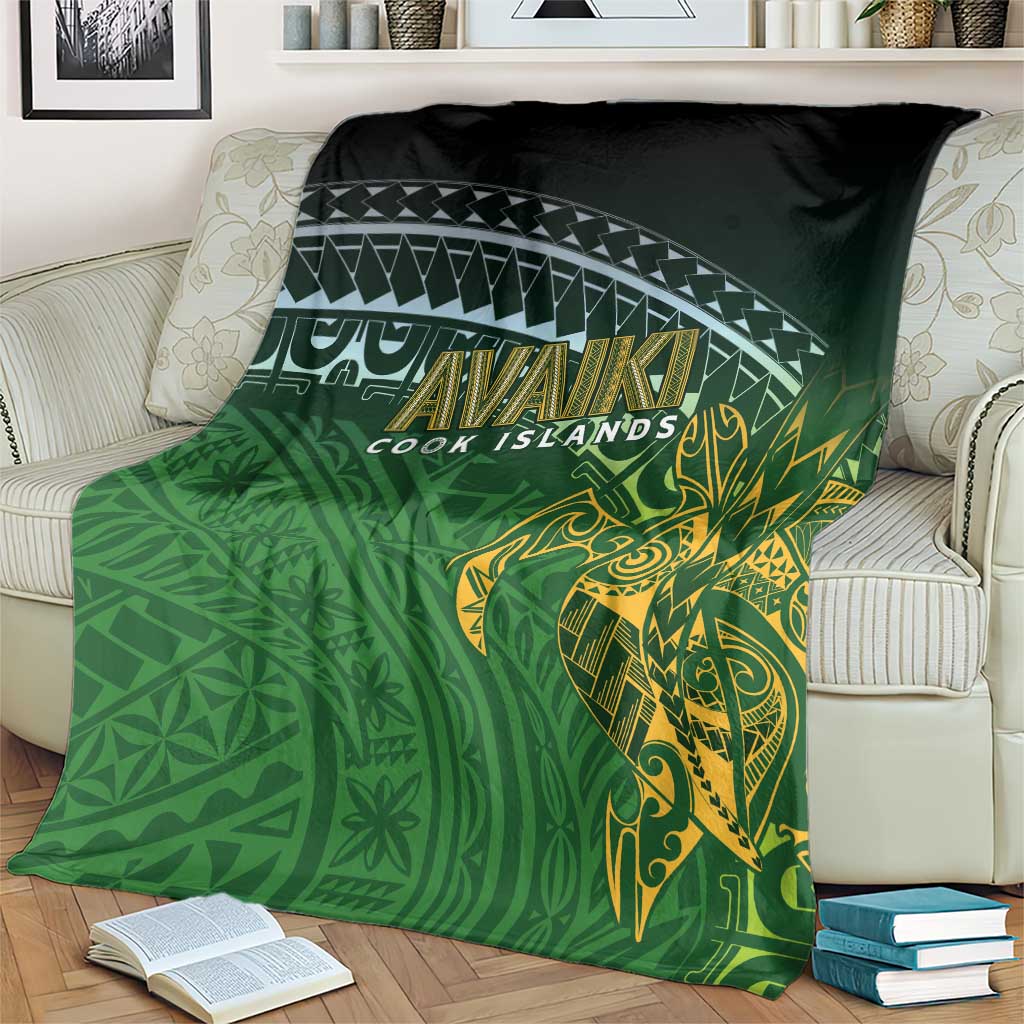 Cook Islands Rugby Kuki Avaiki Blanket Tribal Turtle LT7 - Polynesian Pride