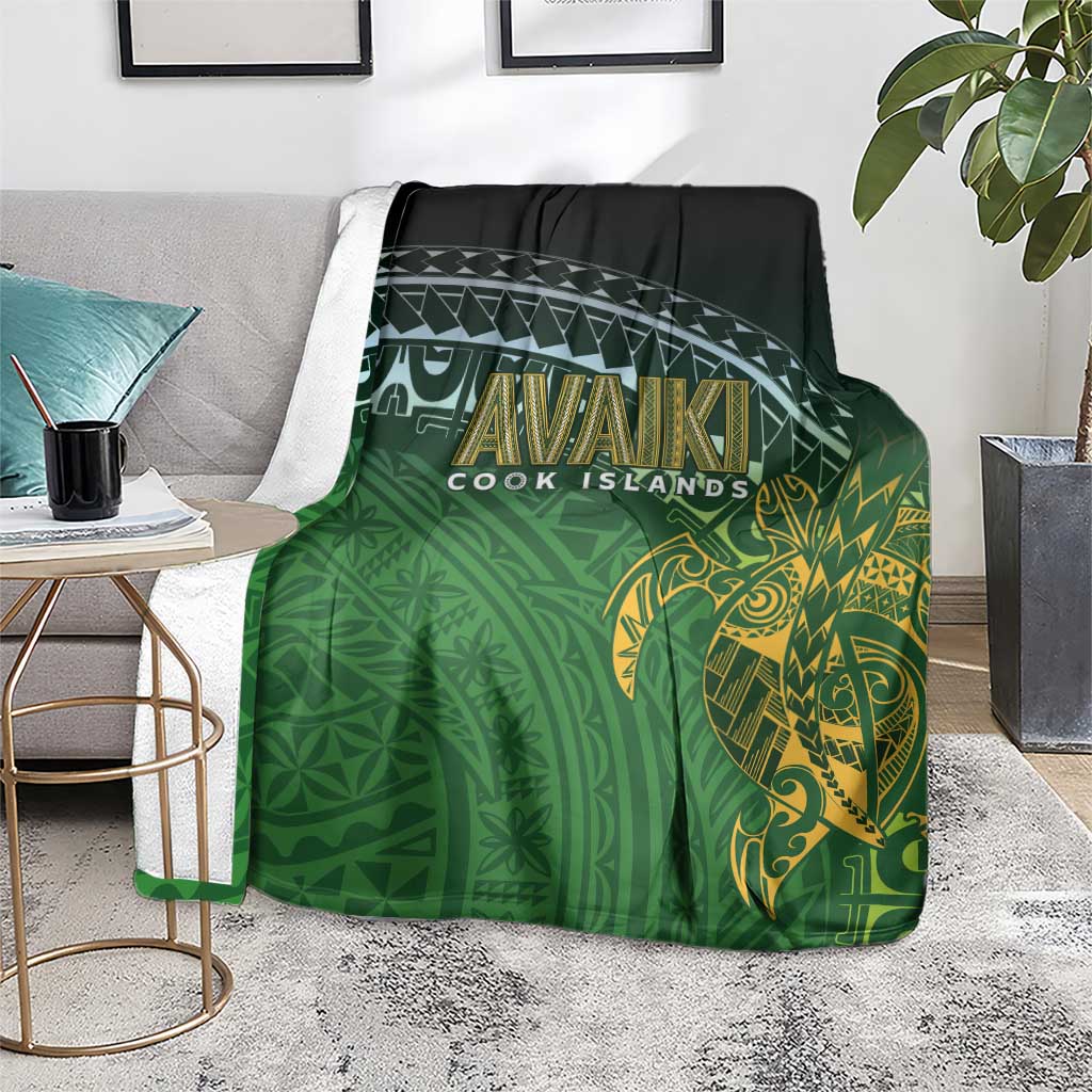 Cook Islands Rugby Kuki Avaiki Blanket Tribal Turtle LT7 - Polynesian Pride