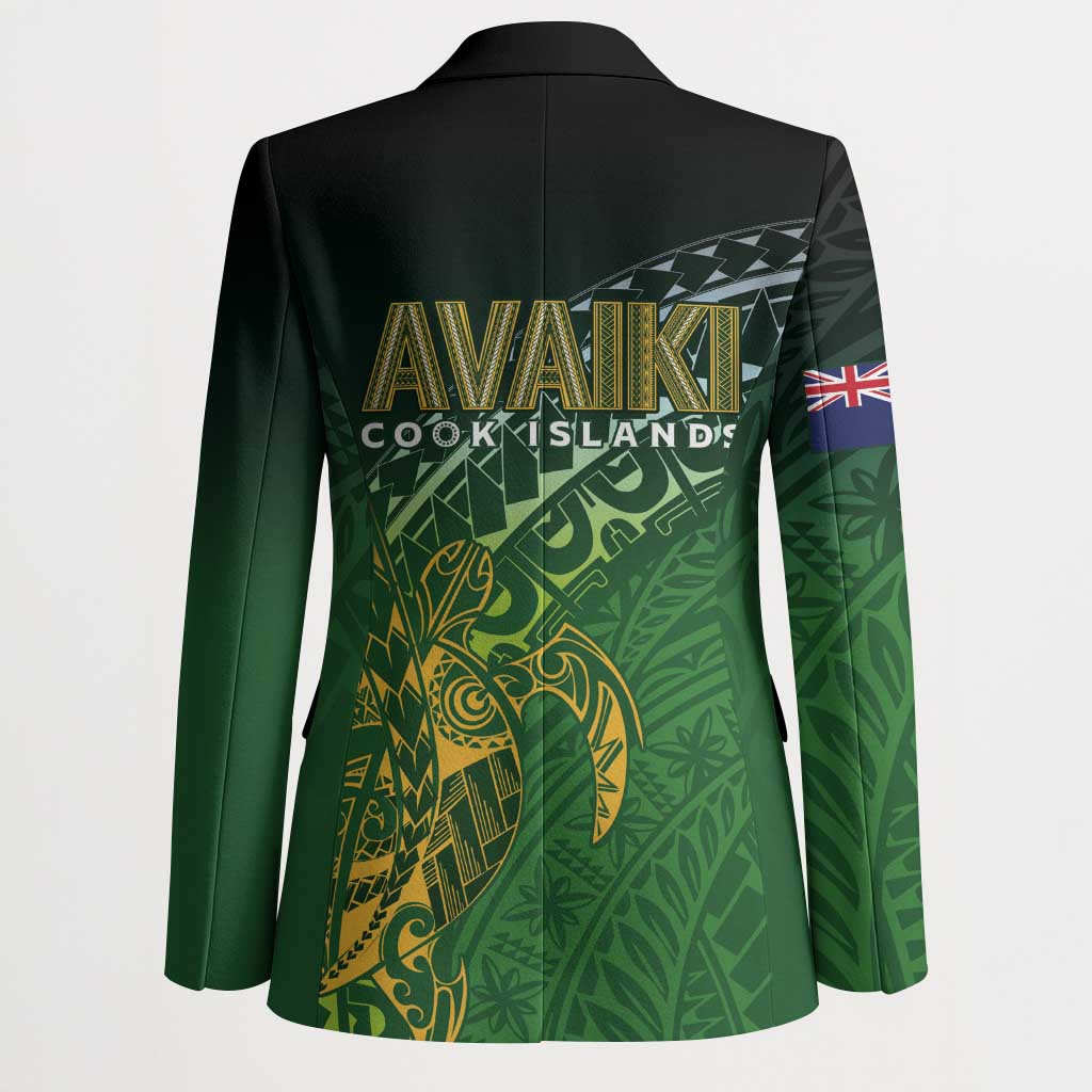 Cook Islands Rugby Kuki Avaiki Blazer Tribal Turtle LT7 - Polynesian Pride