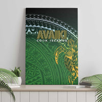 Cook Islands Rugby Kuki Avaiki Canvas Wall Art Tribal Turtle LT7 - Polynesian Pride