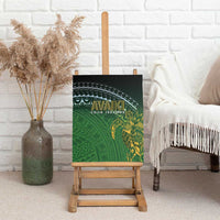 Cook Islands Rugby Kuki Avaiki Canvas Wall Art Tribal Turtle LT7 - Polynesian Pride
