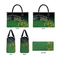 Cook Islands Rugby Kuki Avaiki Leather Bag Tribal Turtle LT7 - Polynesian Pride
