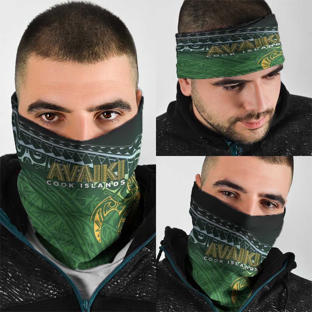 Cook Islands Rugby Kuki Avaiki Neck Gaiter Tribal Turtle LT7 - Polynesian Pride