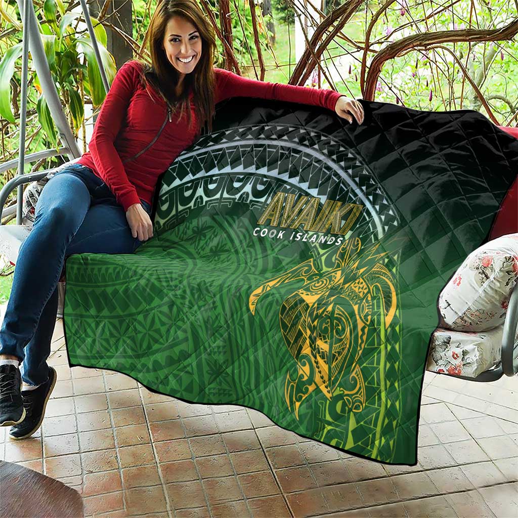 Cook Islands Rugby Kuki Avaiki Quilt Tribal Turtle LT7 - Polynesian Pride